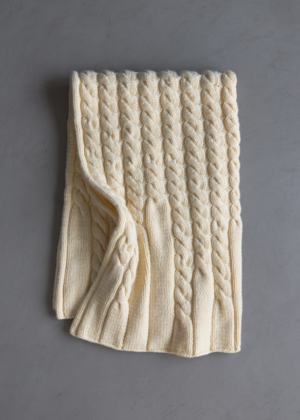Up + Down Cables Blanket | Purl Soho