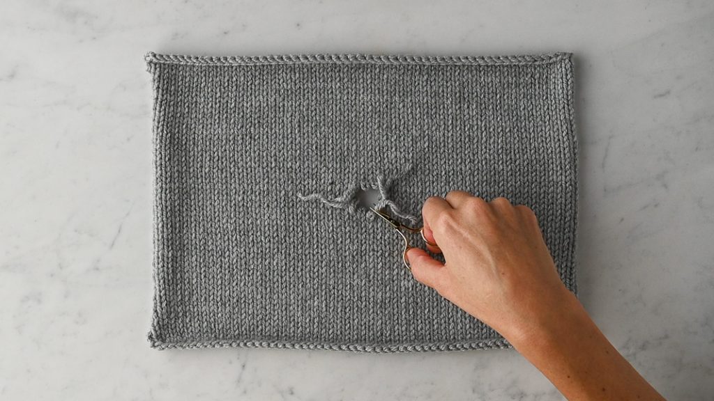 Basic Mending Tutorial | Purl Soho