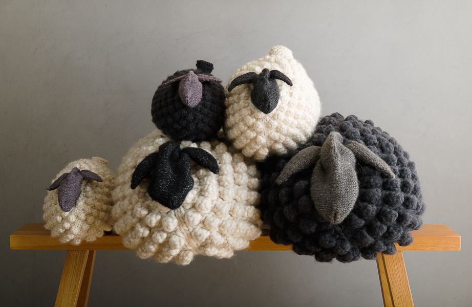 Bobble Sheep Pillow in Super Soft Merino | Purl Soho