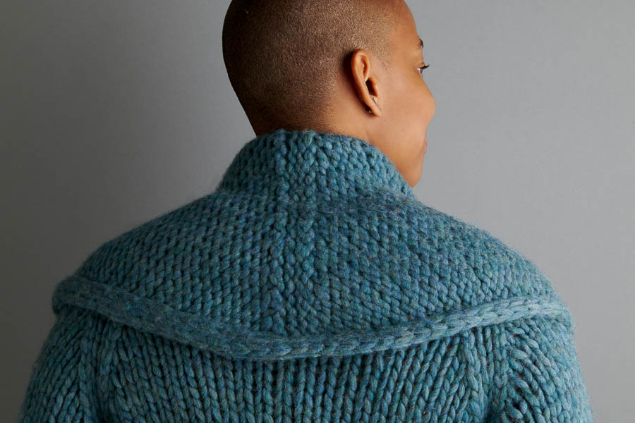 Brandi Cheyenne Harper For Purl Soho: Sea Sweater Coat | Purl Soho