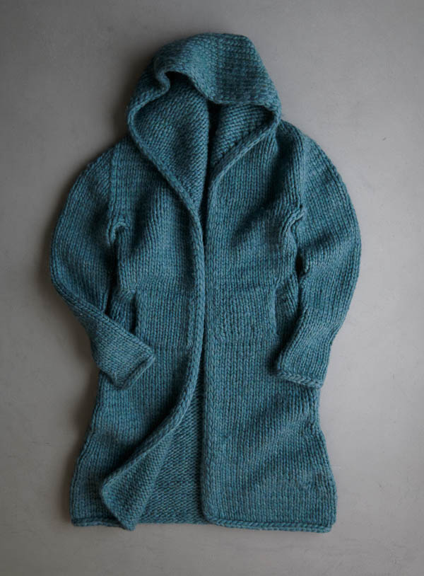 Brandi Cheyenne Harper For Purl Soho: Sea Sweater Coat | Purl Soho
