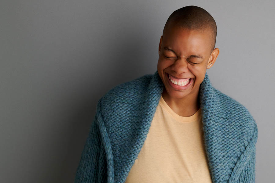 Brandi Cheyenne Harper For Purl Soho: Sea Sweater Coat | Purl Soho