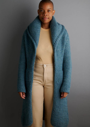 Brandi Cheyenne Harper For Purl Soho: Sea Sweater Coat | Purl Soho