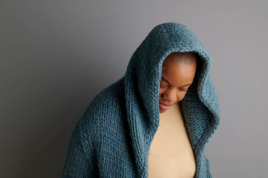 Brandi Cheyenne Harper For Purl Soho: Sea Sweater Coat | Purl Soho