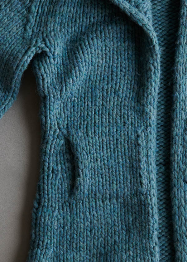 Brandi Cheyenne Harper For Purl Soho: Sea Sweater Coat | Purl Soho