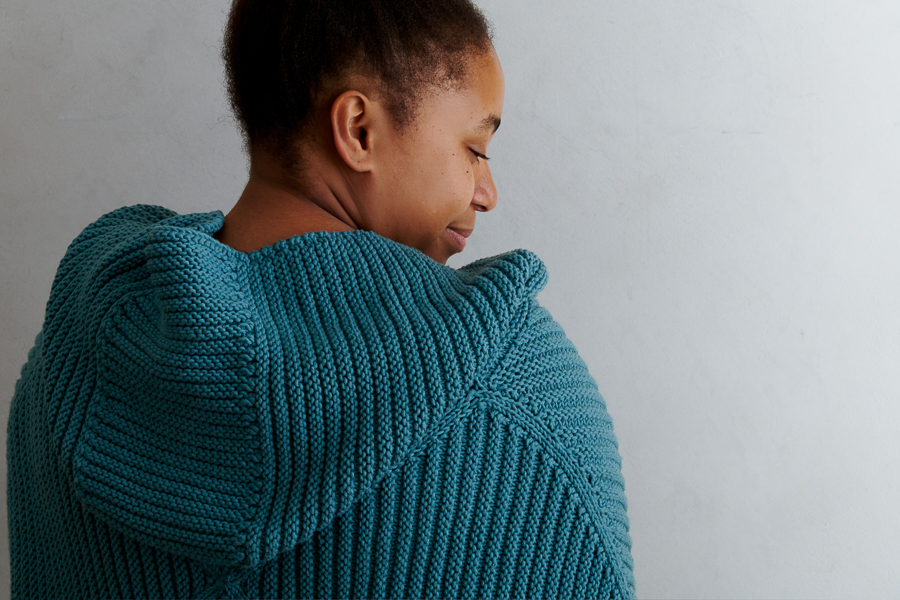 Ainur Berkimbay For Purl Soho: Center Point Popover In Tulip Cotton | Purl Soho