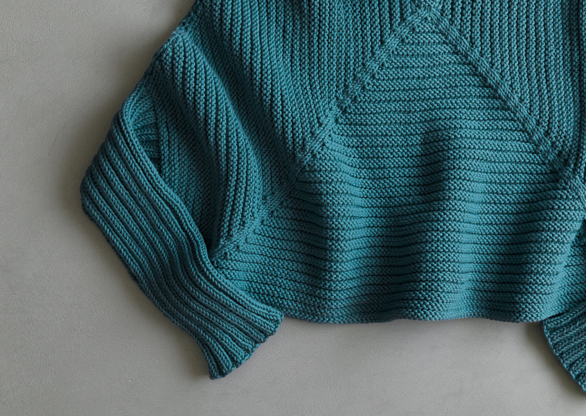 Ainur Berkimbay For Purl Soho: Center Point Popover In Tulip Cotton | Purl Soho