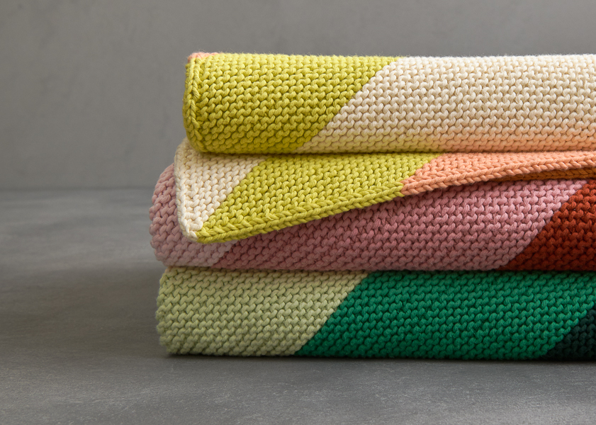 Colorful Corner Blanket | Purl Soho