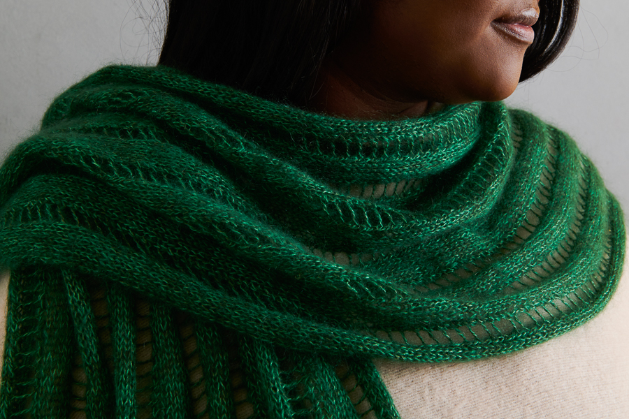 Lace Columns Wrap | Purl Soho