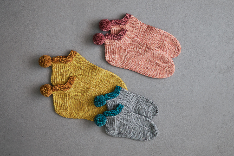 Pom Pom Socklets In New Yarn + Sizes | Purl Soho