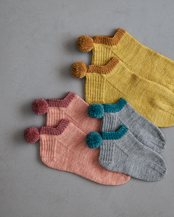 Pom Pom Socklets | Purl Soho