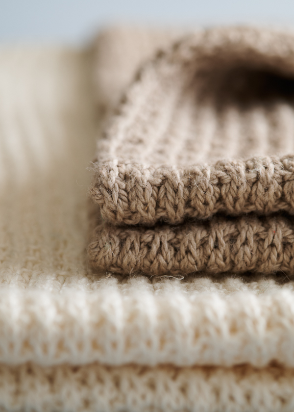 Waffle Stitch Washcloth + Hand Towel In Santolina | Purl Soho