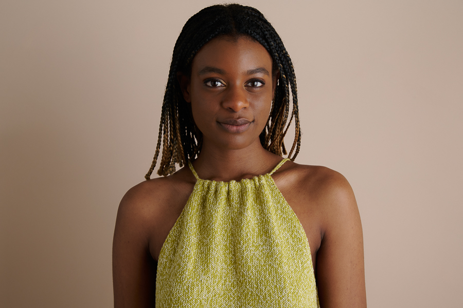 Drawstring Camisole In Picnic Cotton | Purl Soho