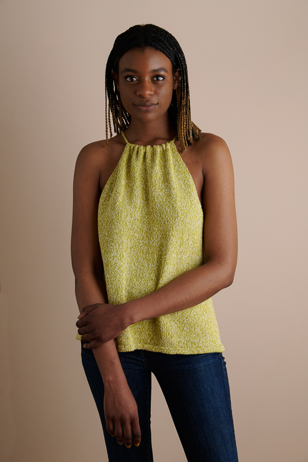 Drawstring Camisole In Picnic Cotton | Purl Soho