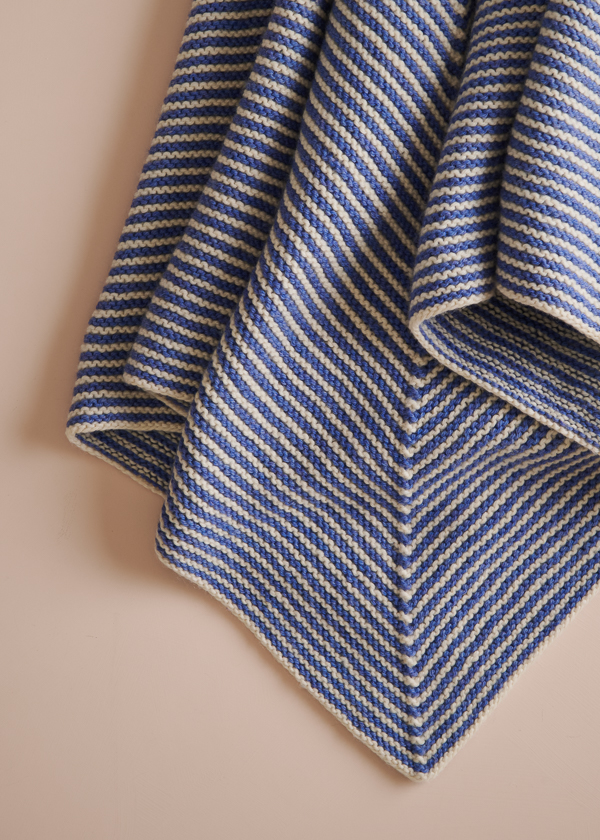 Little Mitered Stripes Blanket | Purl Soho