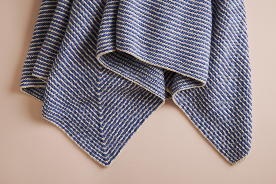 Little Mitered Stripes Blanket | Purl Soho