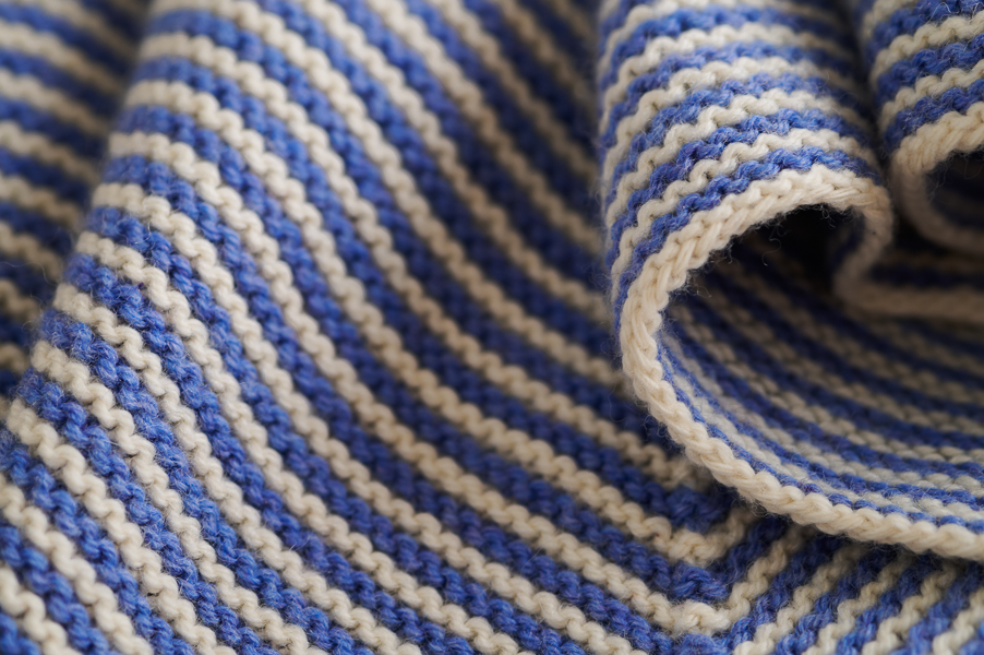 Little Mitered Stripes Blanket | Purl Soho