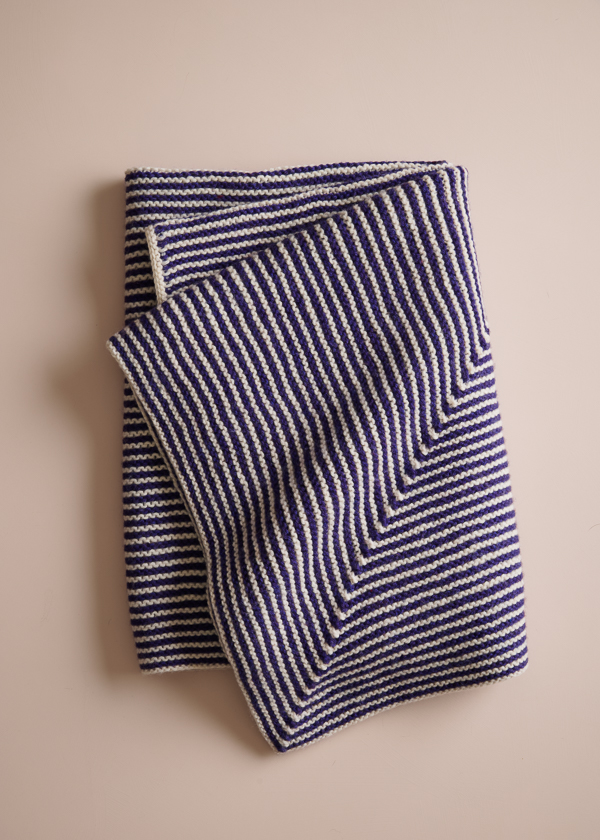 Little Mitered Stripes Blanket | Purl Soho