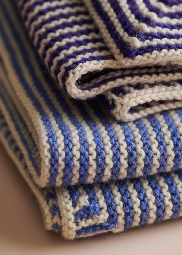 Little Mitered Stripes Blanket | Purl Soho