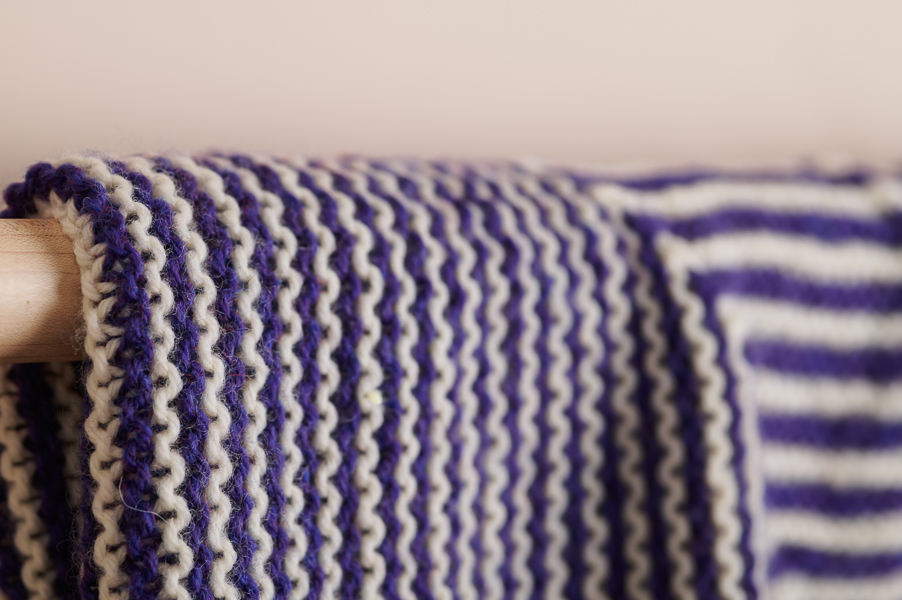 Little Mitered Stripes Blanket | Purl Soho