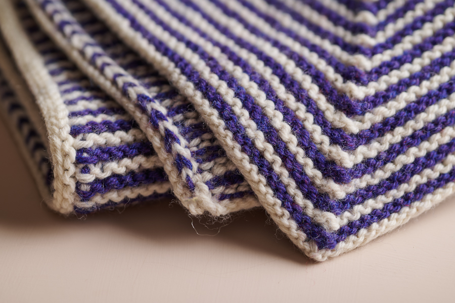 Little Mitered Stripes Blanket | Purl Soho