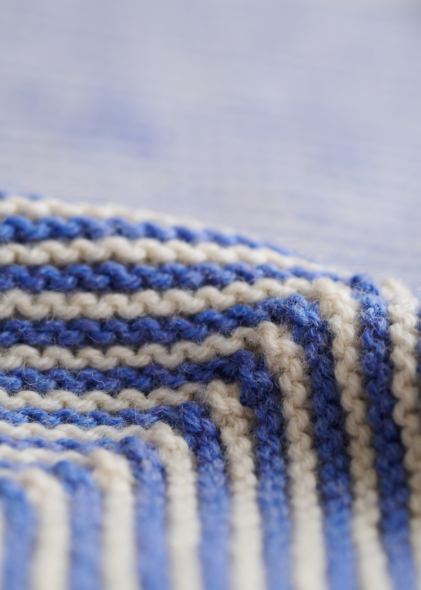 Little Mitered Stripes Blanket | Purl Soho