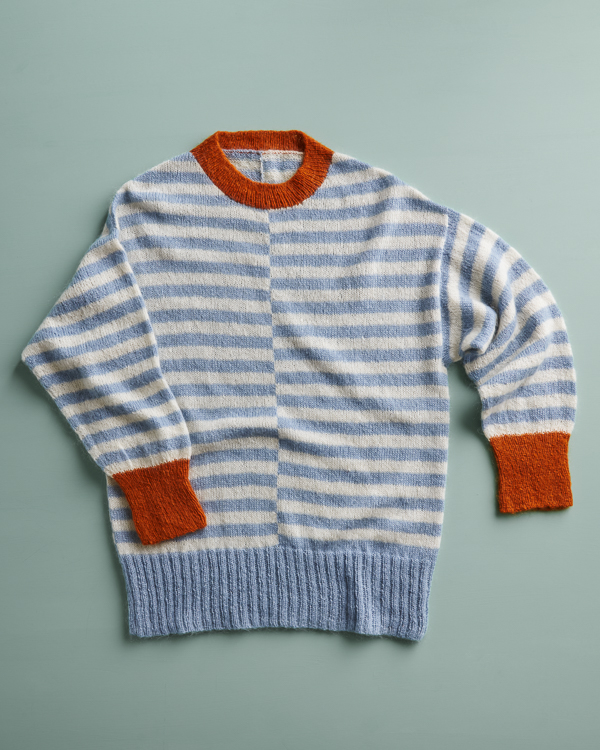 Tayler Harris For Purl Soho: Offset Stripes Pullover | Purl Soho