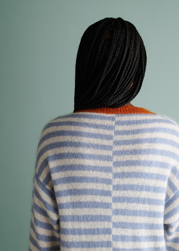 Tayler Harris For Purl Soho: Offset Stripes Pullover | Purl Soho