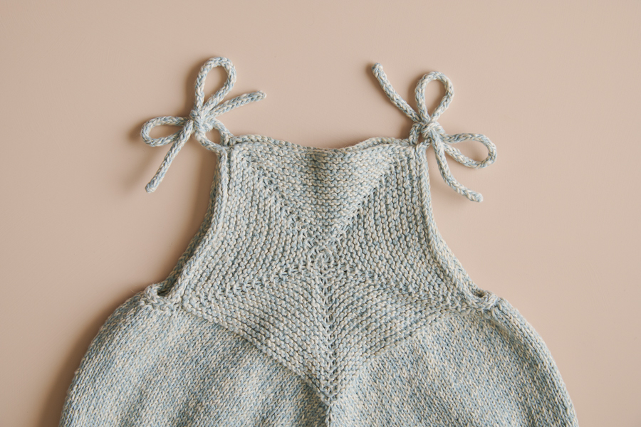 Ainur Berkimbay For Purl Soho: Pinwheel Baby Romper In Picnic Cotton | Purl Soho