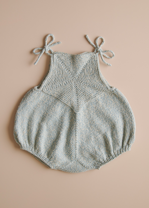 Ainur Berkimbay For Purl Soho: Pinwheel Baby Romper In Picnic Cotton | Purl Soho