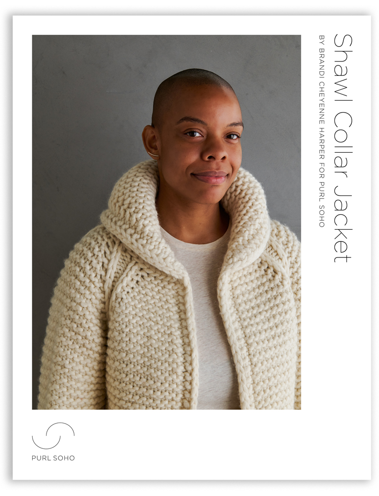 Brandi Cheyenne Harper For Purl Soho: Shawl Collar Jacket | Purl Soho