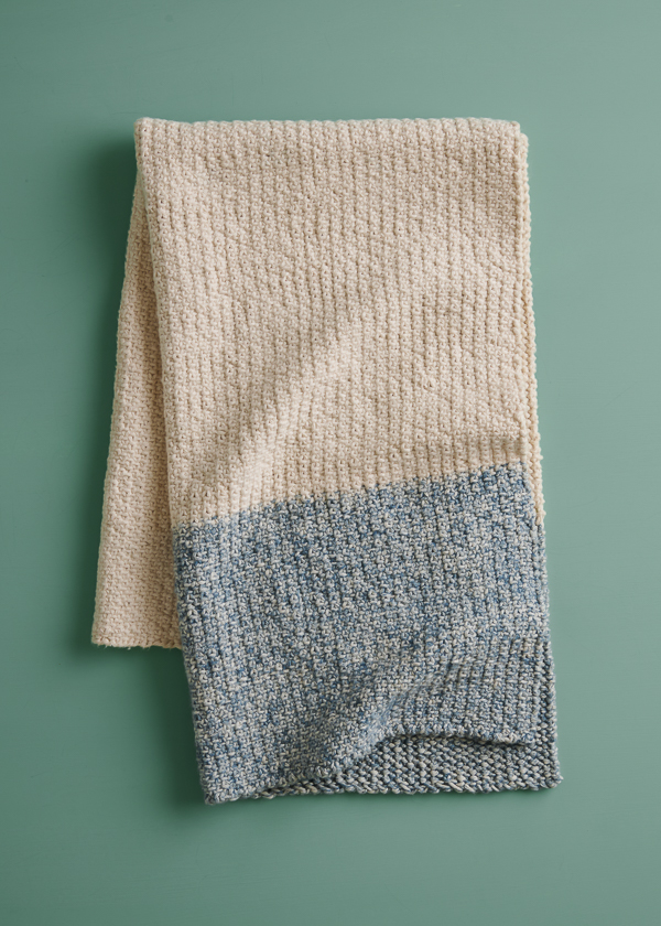 Colorblock Hand Towel in Sunshower Cotton | Purl Soho