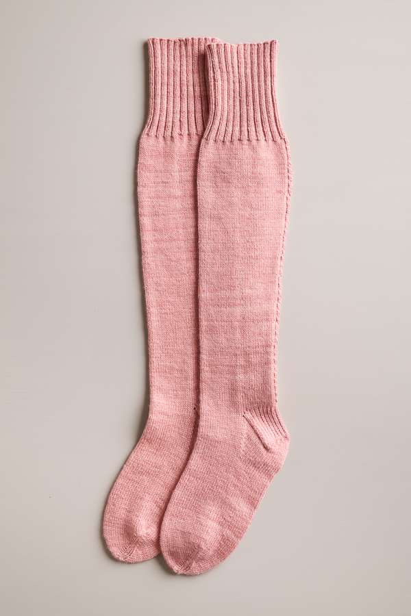 Little Cable Knee Highs in Posy | Purl Soho
