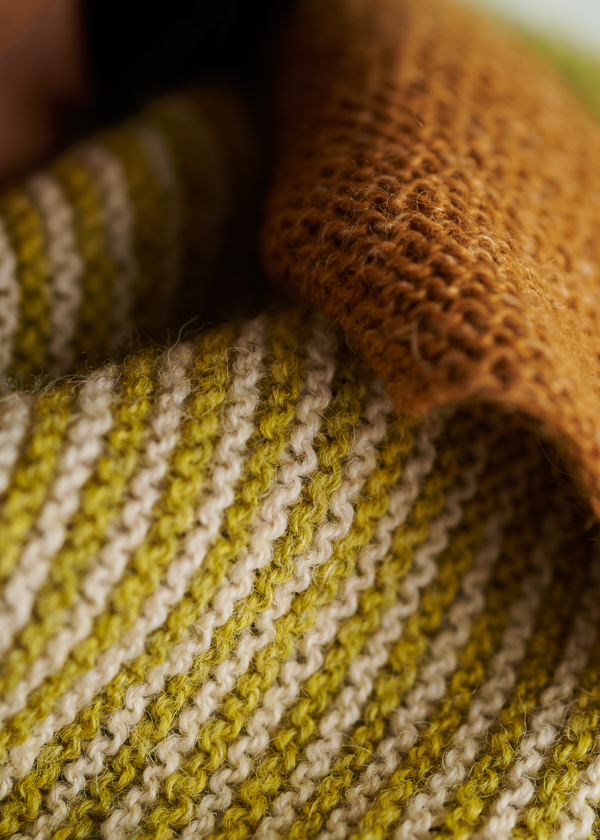 Striped Half + Half Triangles Wrap | Purl Soho