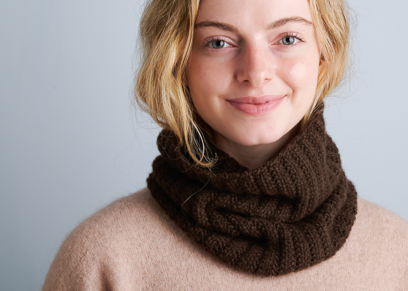Mistake Rib Cowl In Simply Yak | Purl Soho