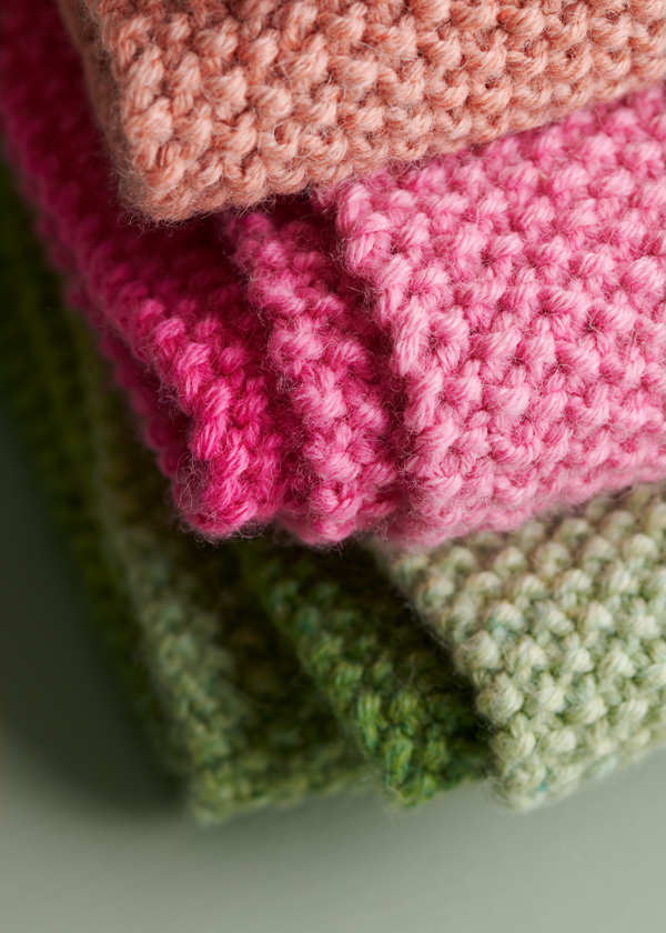 Nine-Note Seed Stitch Wrap in More New Colors | Purl Soho