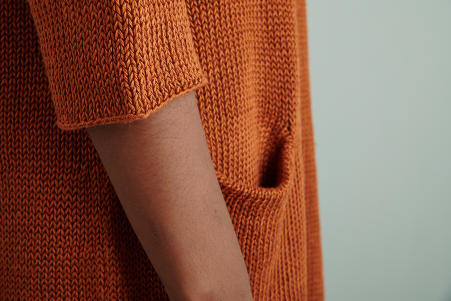 Julie Hoover For Purl Soho: Copley in Blackbird Linen | Purl Soho