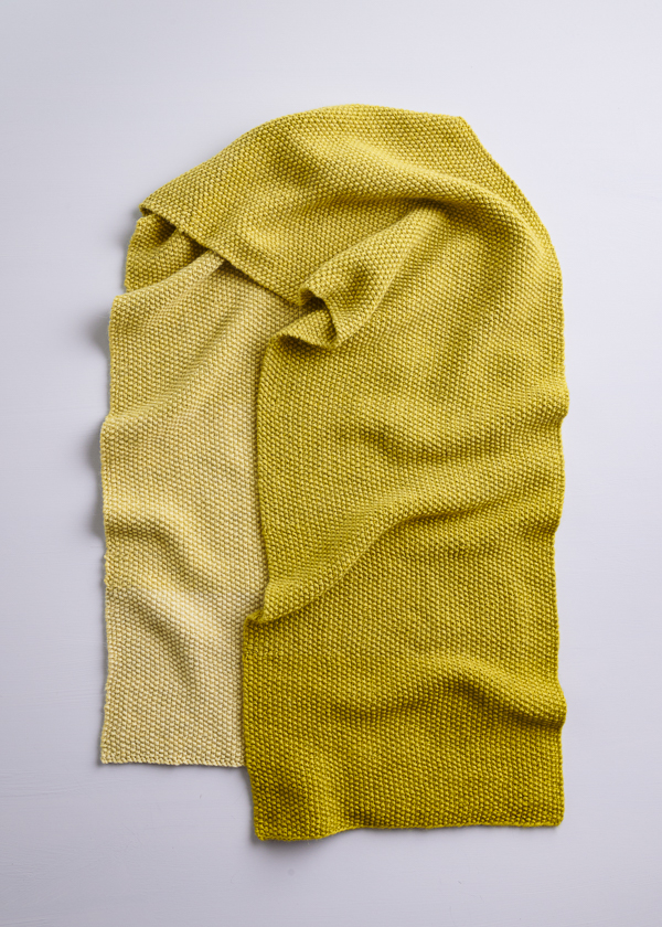 Nine-Note Seed Stitch Wrap in New Colors | Purl Soho
