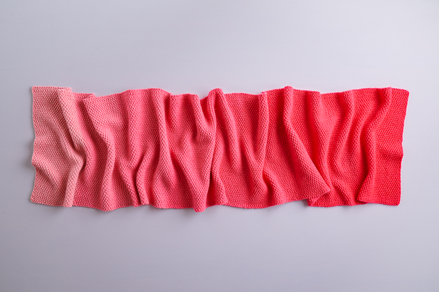 Nine-Note Seed Stitch Wrap in New Colors | Purl Soho
