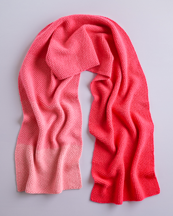 Nine-Note Seed Stitch Wrap in New Colors | Purl Soho