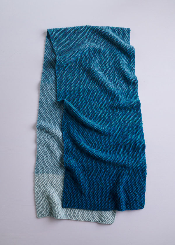 Nine-Note Seed Stitch Wrap in New Colors | Purl Soho