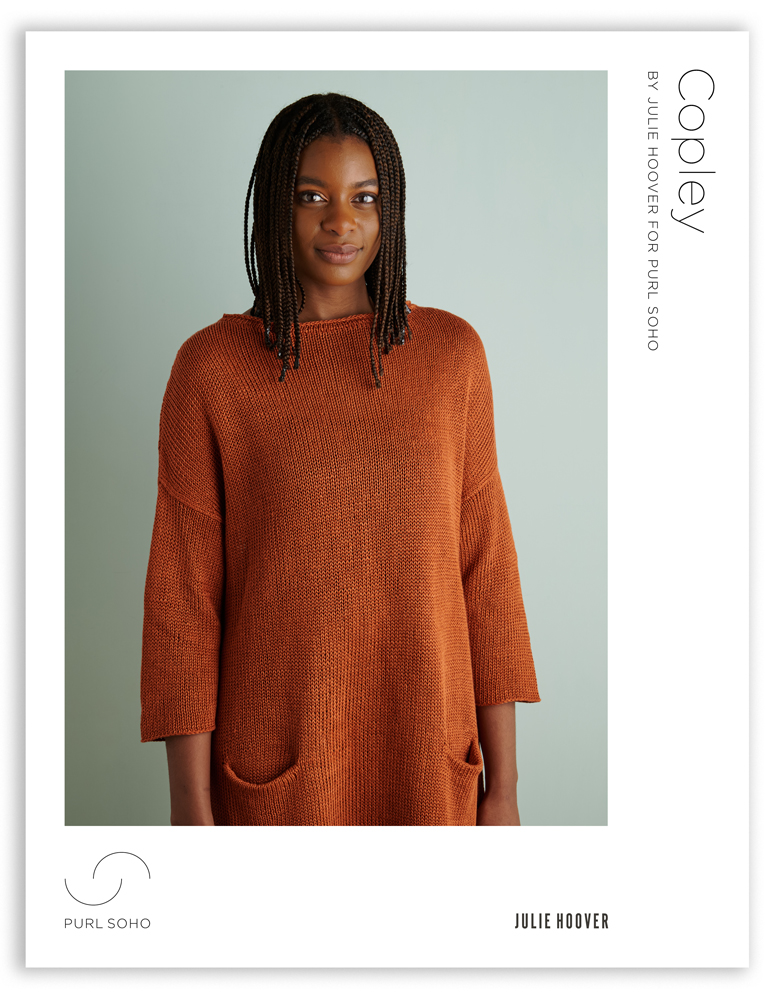 Julie Hoover For Purl Soho: Copley in Blackbird Linen | Purl Soho