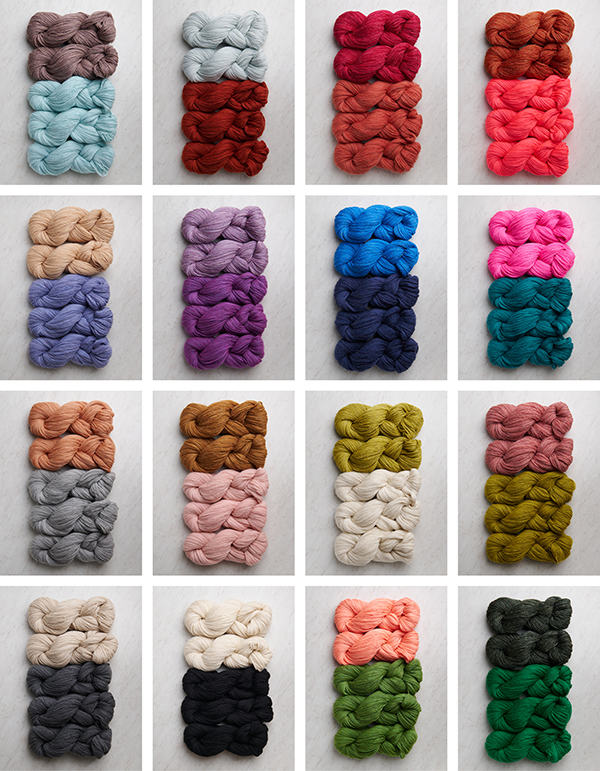 Speckled Wrap in New Yarns + Colors | Purl Soho