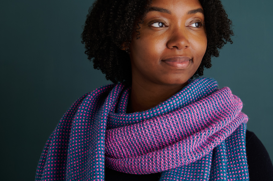 Speckled Wrap in New Yarns + Colors | Purl Soho