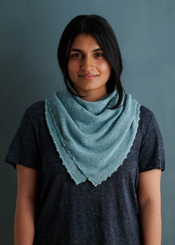 Bobble Edge Wrap | Purl Soho
