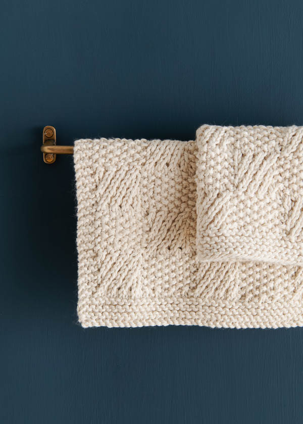 Hopscotch Washcloth + Hand Towel | Purl Soho