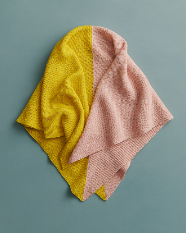 Half + Half Triangles Wrap in New Colors | Purl Soho