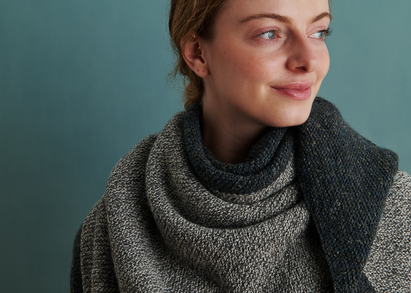 Half + Half Triangles Wrap in New Colors | Purl Soho