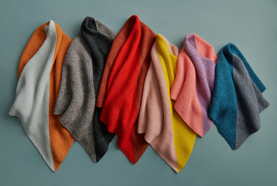 Half + Half Triangles Wrap in New Colors | Purl Soho