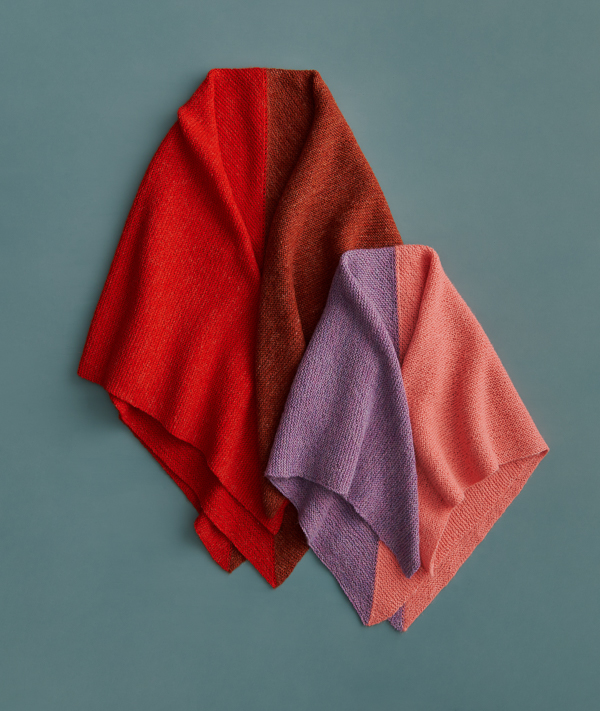 Half + Half Triangles Wrap in New Colors | Purl Soho